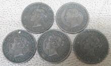 Antique Canadian Large Cent Coins