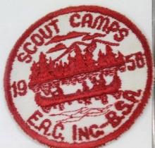 1956 EAC Inc.-BSA Scout Camps Twill Patch