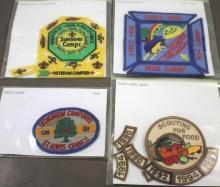 1954 St. Louis Area Camporee Patch and 3 Multi-Part Sets
