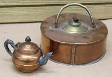 Antique Copper Kettle and Hot Water Container