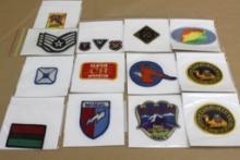 14 Mixed Patches and Small Captain America Iron On