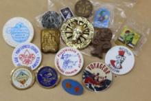 16 Mixed Vintage Scouting Neckerchief Slides