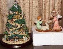 Hawthorn Village Thomas Kincade "Glory to the Newborn King" Nativity Christmas Tree
