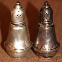 Weighted Sterling Salt and Pepper Shaker Set