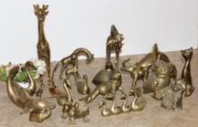 20 or More Brass Animal Figures