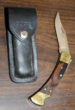 Excellent Buck 110 X Locking Back Folding Knife with Sheath