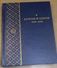 Collector's Book with 3 Pages of Lincoln Cents Including 1909 VDB
