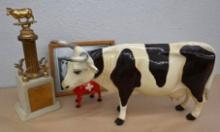 Sermel Tonala Jal Paper Mache Hand Painted Folk Art Cow!