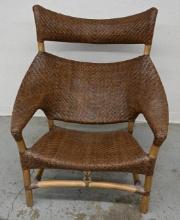 Woven Rattan & Bamboo Chair!