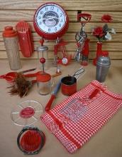 Vintage Red Kitchen Goodies