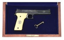 Scarce Factory Engraved Smith & Wesson Model 422 Target Semi-Auto Pistol