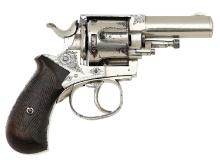 Engraved English Bulldog Double Action Revolver