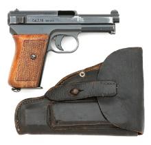 Mauser Model 1934 Semi-Auto Pistol with German Police Markings & Holster