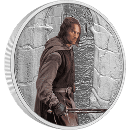 THE LORD OF THE RINGS(TM) - Aragorn 1oz Silver Coin