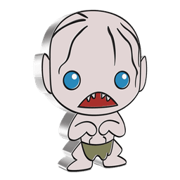 THE LORD OF THE RINGS(TM) - Gollum 1oz Silver Chibi(R) Coin