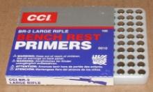 100 CCI Bench Rest BR-2 Large Rifle Primers