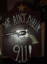 Gun Wall Plaque
