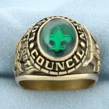Vintage Bsa Boy Scouts Of America Texas Longhorn Ring