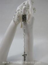 Vintage Czechoslovakia Made Crystal Rosary