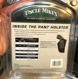 Uncle Mikes Size 10 Holster and Aker 2 Clip Leather Belt Case 510-2