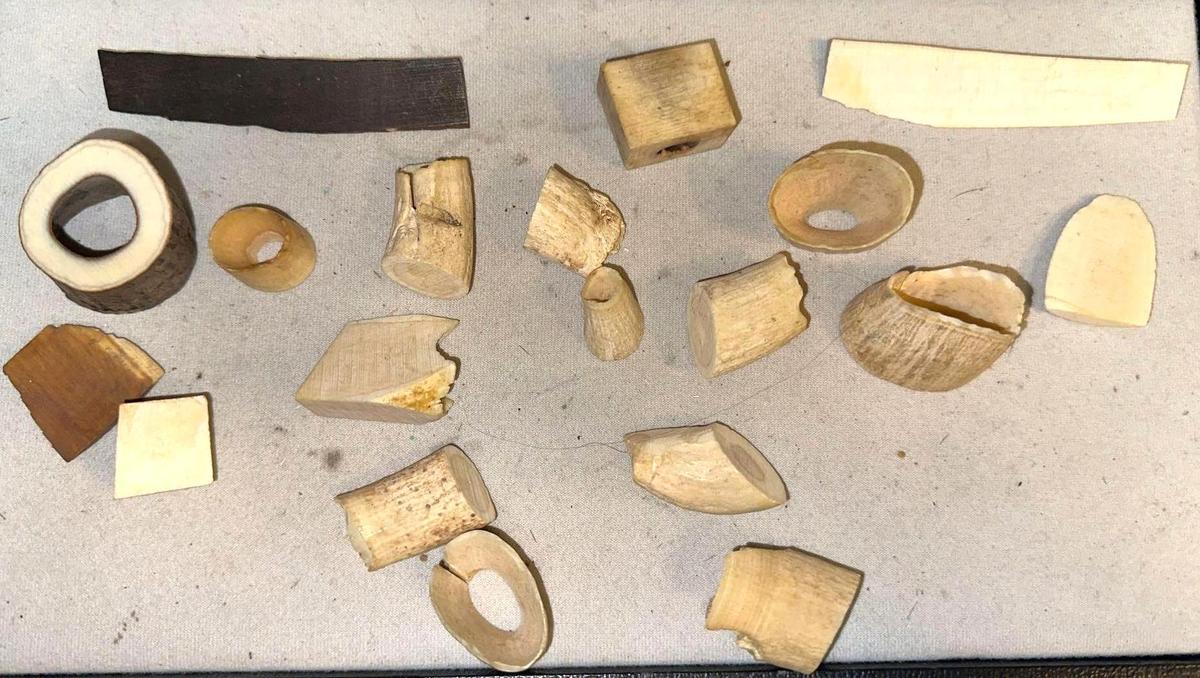 19 Pieces of really Old Mammoth Ivory from Alaska