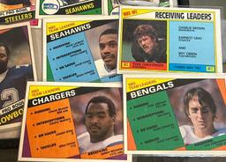 25- 1984 Topps Football Plunkett/ Too Tall Jones and more