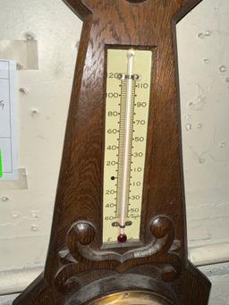 Vintage German Barometer/ Thermometer; Carl Marcus, Hamburg