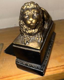 Pair of Super Lion Bookends