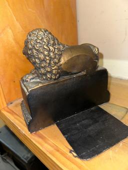 Pair of Super Lion Bookends