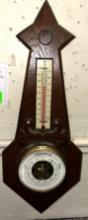 Vintage German Barometer/ Thermometer; Carl Marcus, Hamburg