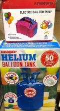 Helium Balloon tank with Helium and Electric Balloon Pump