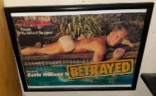 Framed Gay Prono Poster "Betrayed" Kevin Williams 13" x 17"