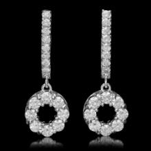14K Gold 1.78ct Diamond Earrings