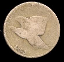 1858 ... Flying Eagle Cent