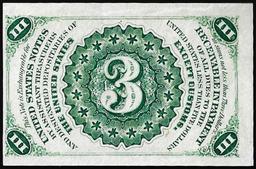 March 3, 1863 Third Issue Three Cents Fractional Currency Note