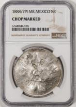1888/7PI MR Mexico 8 Reales Silver Coin NGC Chopmarked