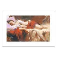 Pino (1939-2010) "Restful" Limited Edition Giclee On Canvas