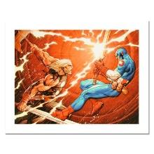 Marvel Comics "Ultimate New Ultimates #4" Limited Edition Giclee On Canvas