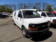 2017 Chevrolet G2500 Van Base, White, 261,644 Mi, Vin# 1GCWGAFF5H1126285 -