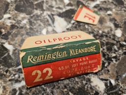 Remington Kleanbore 22 Savage 65 Grain Soft Point Bullets (Oil Proof)