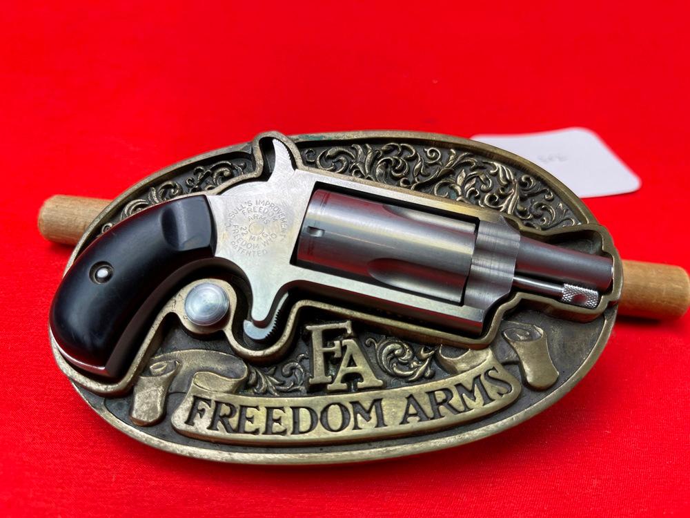 Freedom Arms Casull's Imp. 4-Shot, 22-Mag. On Buckle Holster, SN:B32217 (HG)