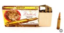 20 Rounds Weatherby 270 Weatherby Magnum 150gr SP Ammunition