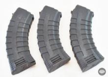 3 Tapco AK Magazines - Polymer - 7.62x39mm