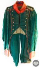 Napoleonic Green and Orange Frock Coat
