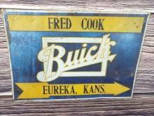Eureak, KS Buick Tin Tacker Sign