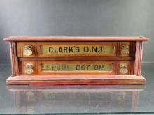 Clark's O. N. T. Spool Cabinet