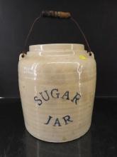 Stoneware Sugar Jar