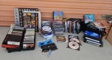 vintage media! 3D glasses, cassettes,Cds, Dvds and SURVIVOR