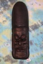 Large Wood African Hand Carved Mask