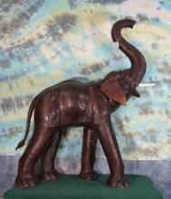 Very Cool Large Leather Elephant